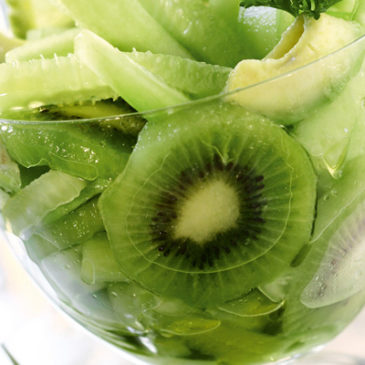 Gurken-Kiwi-Salat