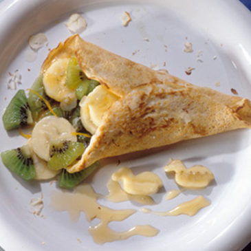 Crêpes mit Obst