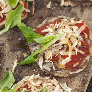 Teff-Minipizzen mit Postelein