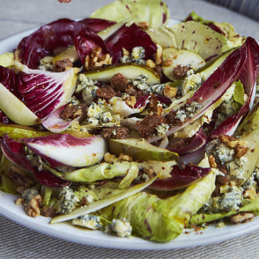 Buchweizensalat mit Radicchio und Birne