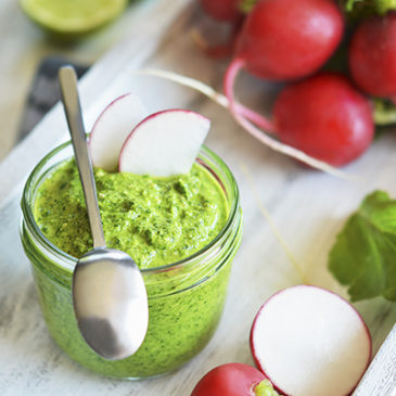 Radieschenblätter-Pesto