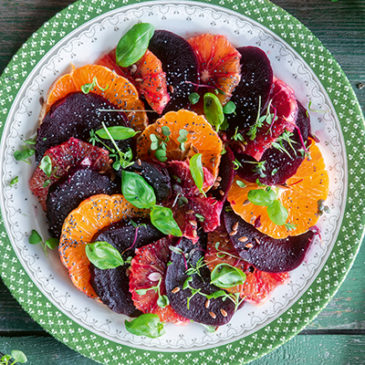 Rote-Bete-Orangen-Salat mit Mandarinen