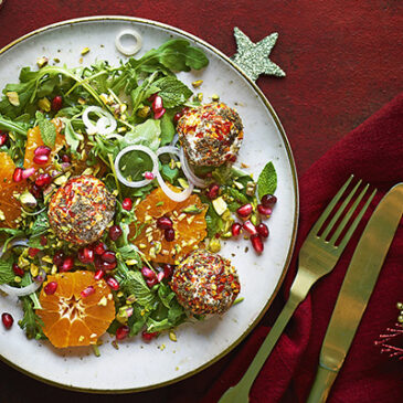 Pikanter Clementinensalat mit Feta